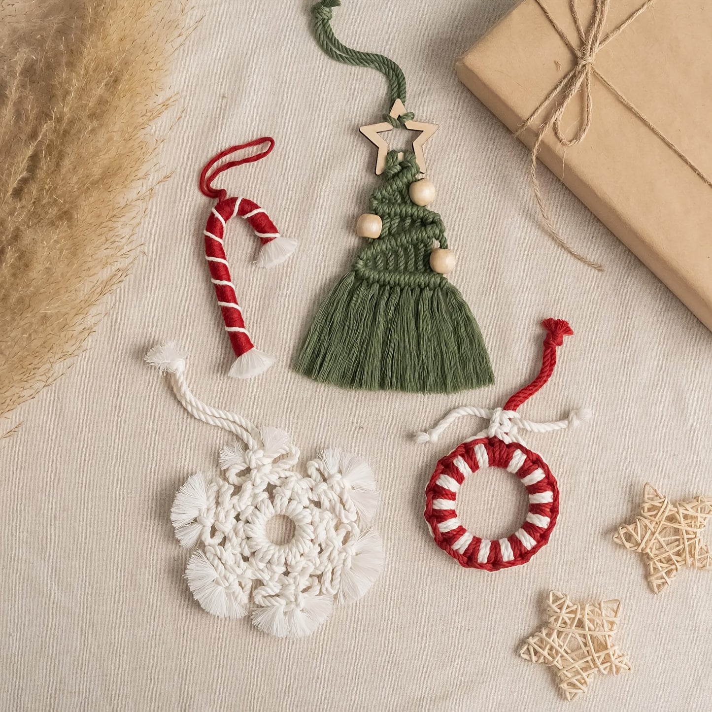 Macrame Gnome Ornaments Kit DIY Step By Step Guide