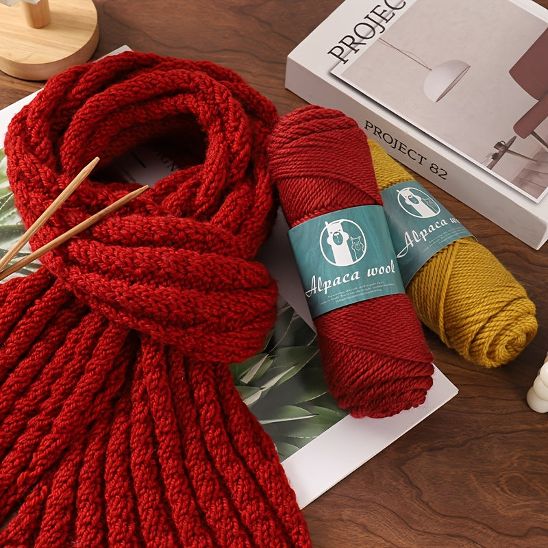 Charm Elves Alpaca Wool Yarn For Hand Knit Projects