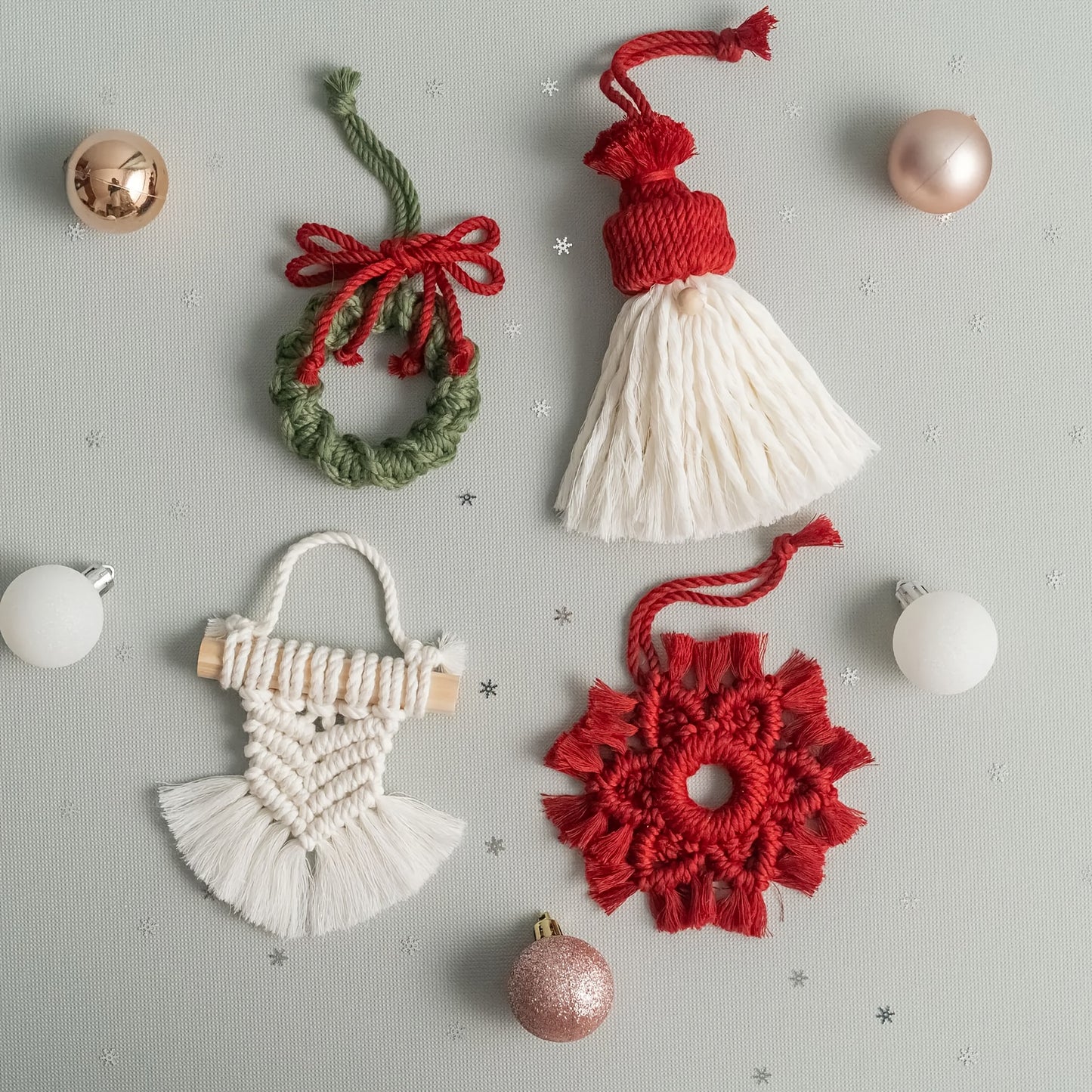 Macrame Gnome Ornaments Kit DIY Step By Step Guide