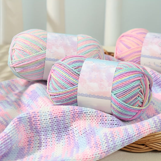 Soft Acrylic Yarn Balls For Crochet And Knitting Projects