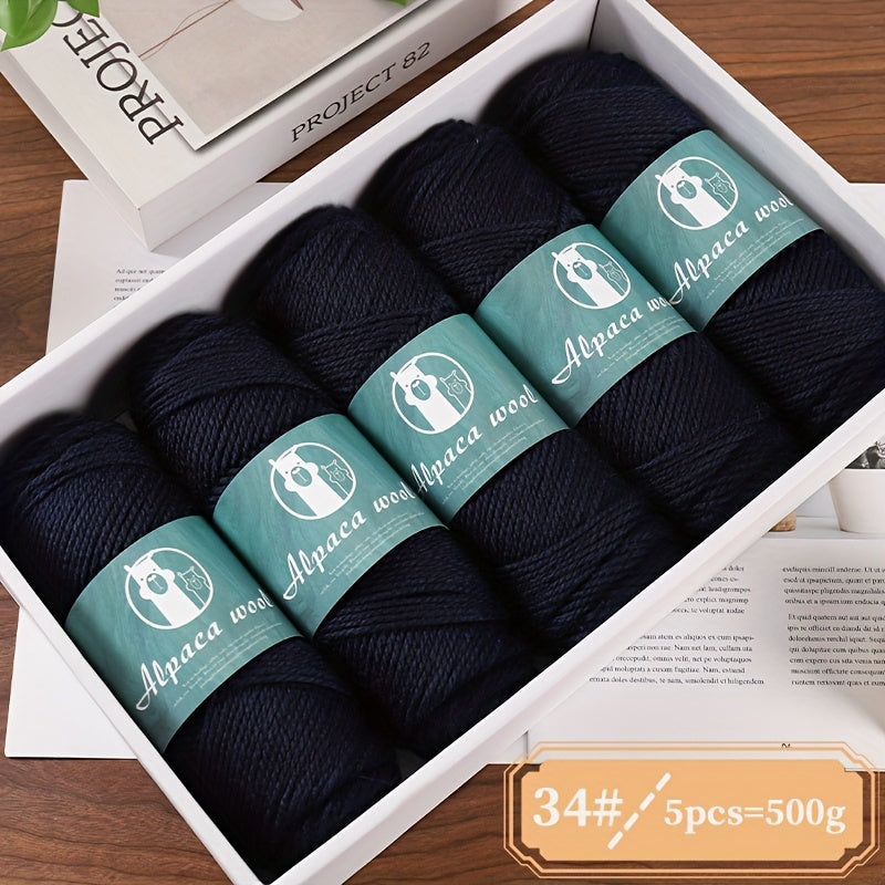 Charm Elves Alpaca Wool Yarn For Hand Knit Projects