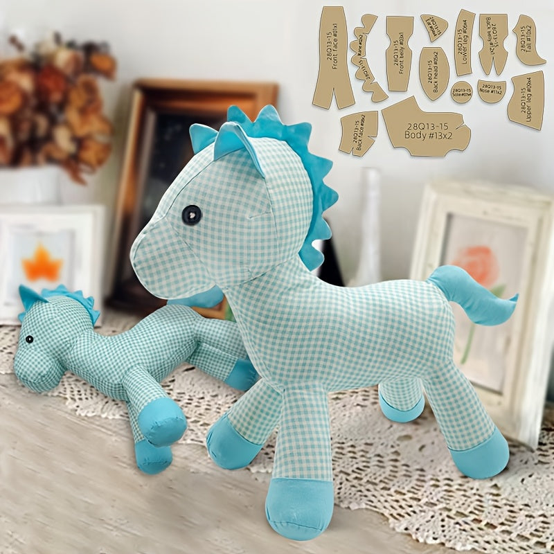 13pcs Horse Making Kraft Templates DIY Doll Quilting Stencils Horse Handmade Sewing Tool Stencil Handmade Decorations Birthday Holiday Gifts