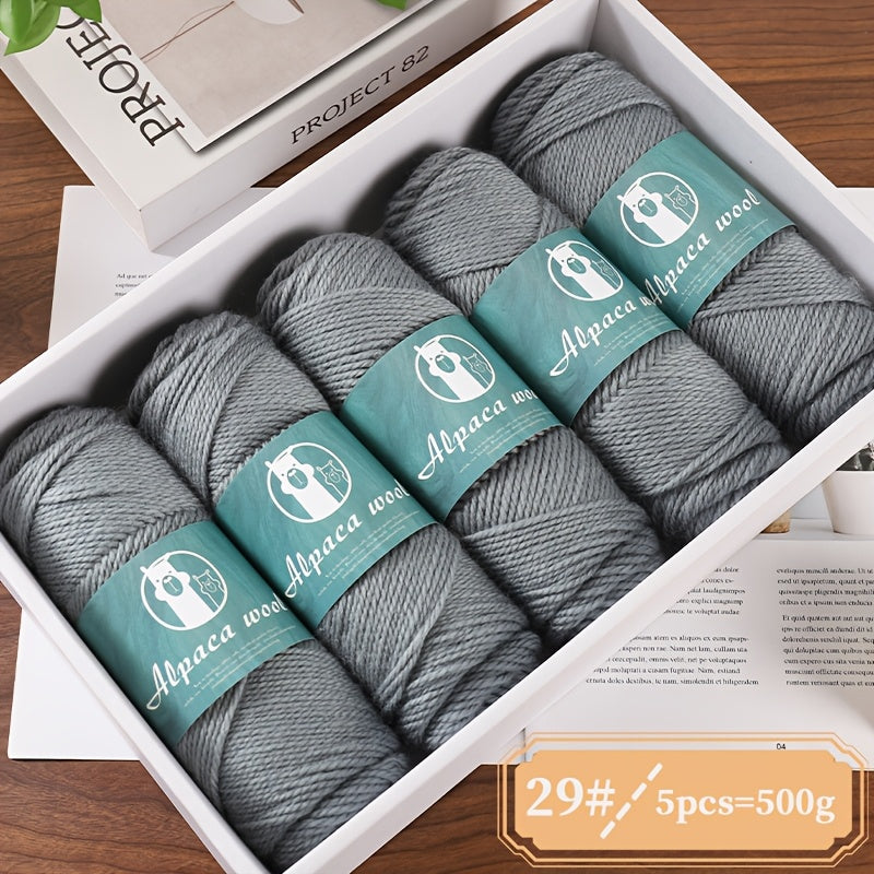 Charm Elves Alpaca Wool Yarn For Hand Knit Projects