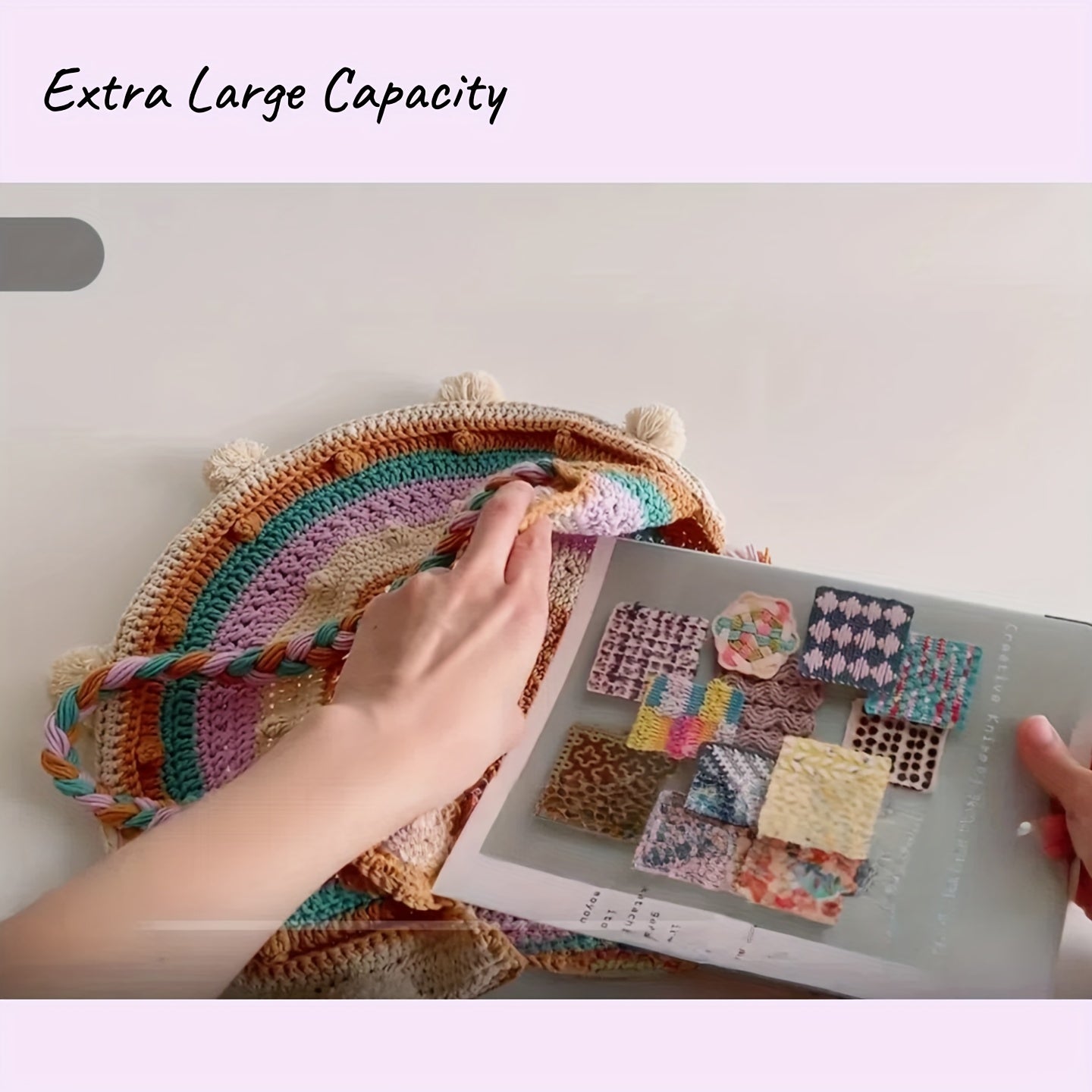 Boho Crochet Bag Making Kit With All Materials Included