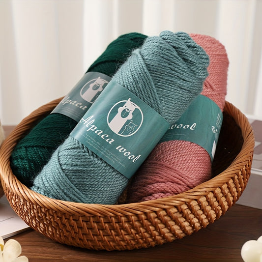 Charm Elves Alpaca Wool Yarn For Hand Knit Projects