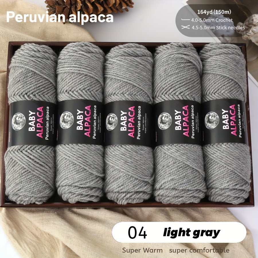 Alpaca Velvet Yarn 95 Alpaca 5 Acrylic Hand Woven Soft