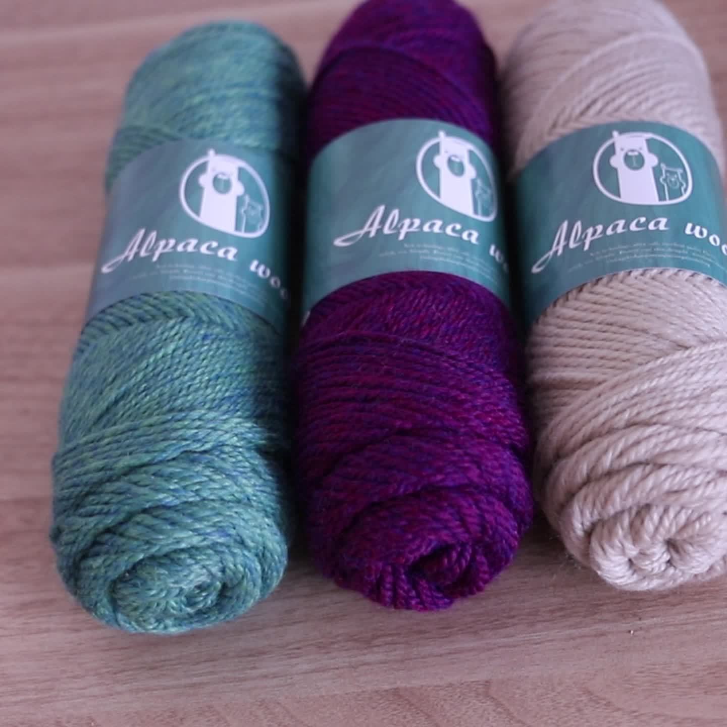 Charm Elves Alpaca Wool Yarn For Hand Knit Projects