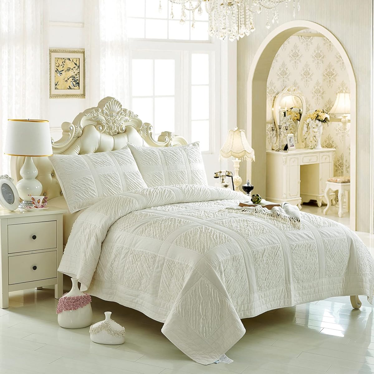 Natural Cotton Quilt Batting For Quilting Projects Two Pack