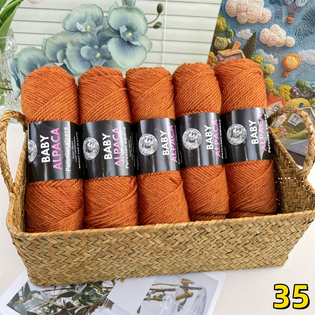 Alpaca Wool Yarn Ultra Soft and Warm for Knitting Projects
