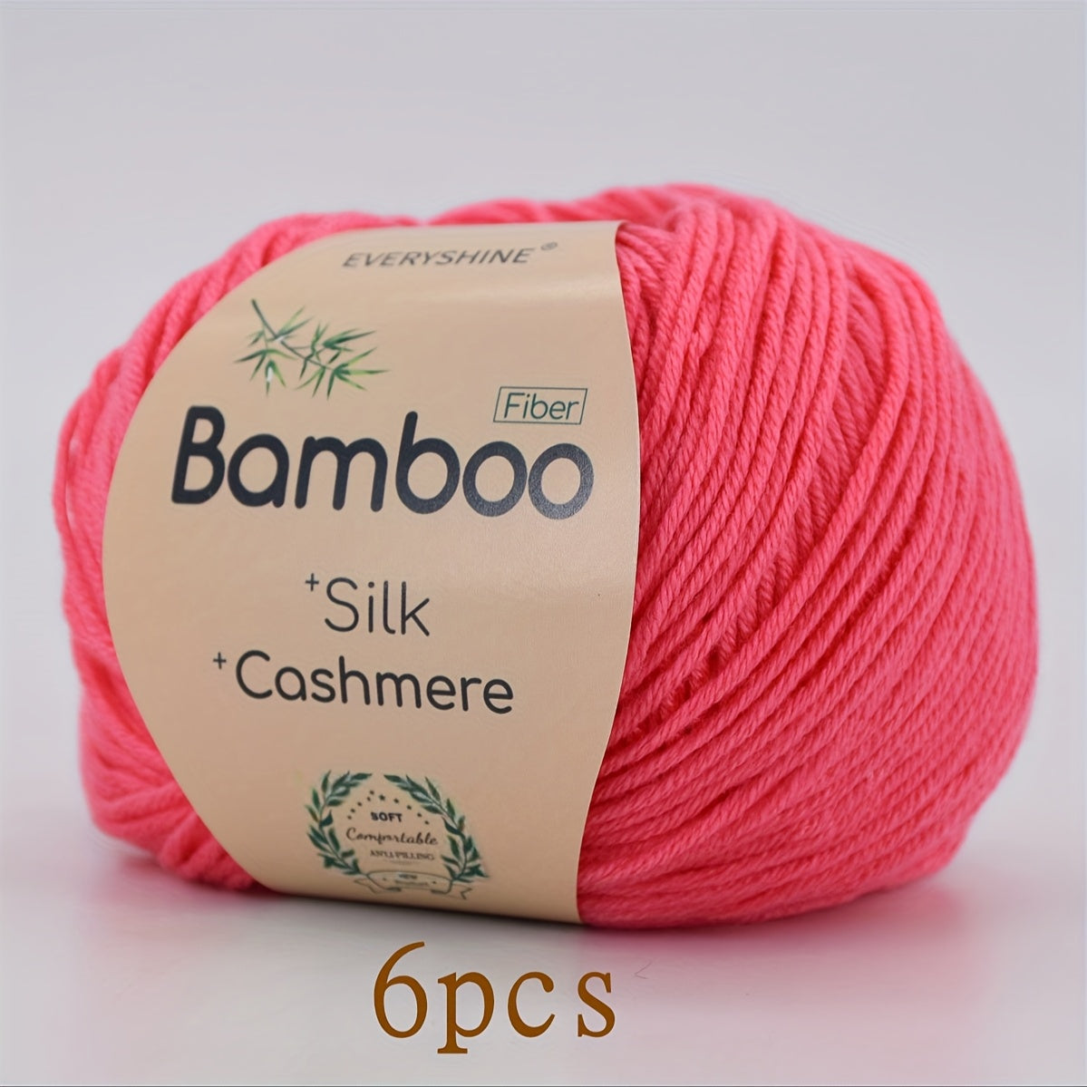 Bamboo Silk Blend Yarn Soft Breathable For Knitting