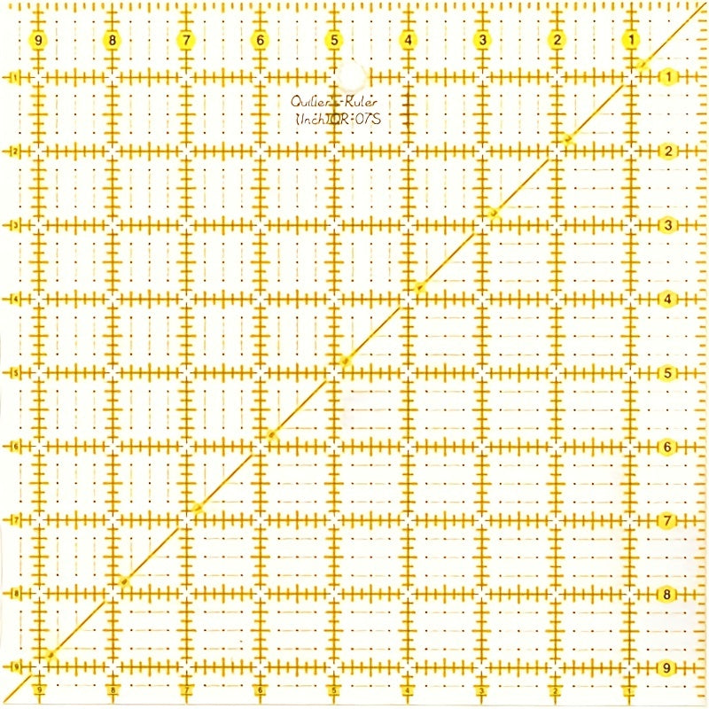 Acrylic Quilters Ruler Set For Patchwork Quilting Sewing