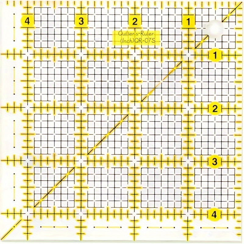 Acrylic Quilters Ruler Set For Patchwork Quilting Sewing