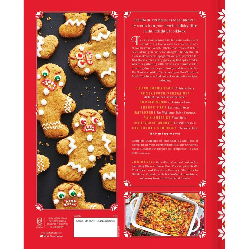 The Christmas Movie Cookbook: Recipes from Your Favorite Holiday Films by Julia Rutland (Spiral-bound)