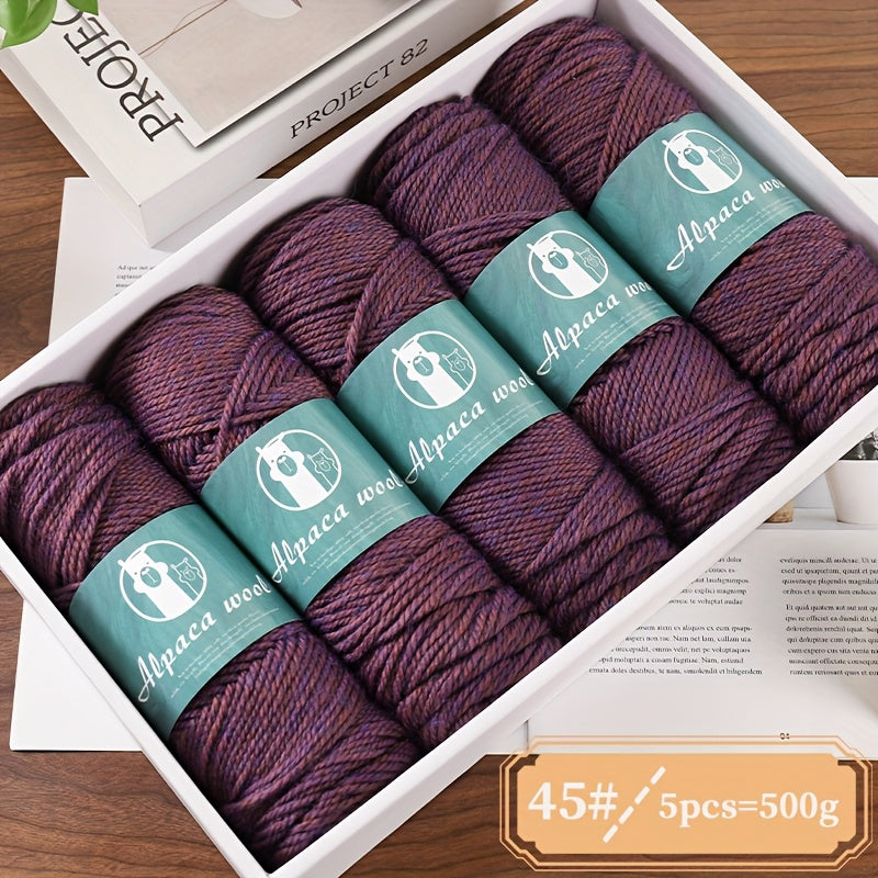 Charm Elves Alpaca Wool Yarn For Hand Knit Projects