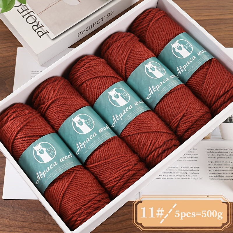 Charm Elves Alpaca Wool Yarn For Hand Knit Projects