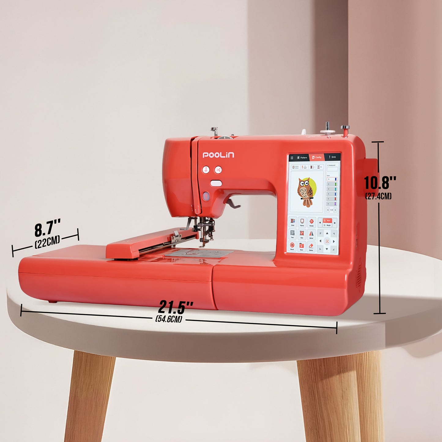 Poolin Computerized Embroidery Machine Starter Kit Included