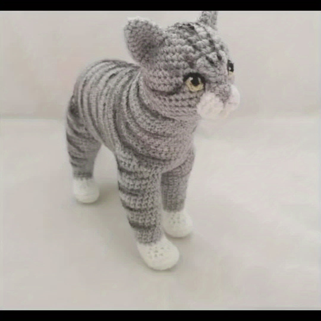 Calico Cat Crochet Kit With Video Tutorial Amigurumi Set