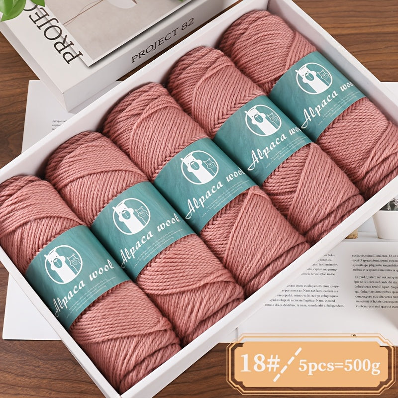 Charm Elves Alpaca Wool Yarn For Hand Knit Projects