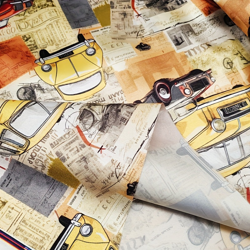 Precut Satin Fabric Digital Print Poly Satin Craft Material